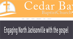 Desktop Screenshot of cedarbaybaptist.com